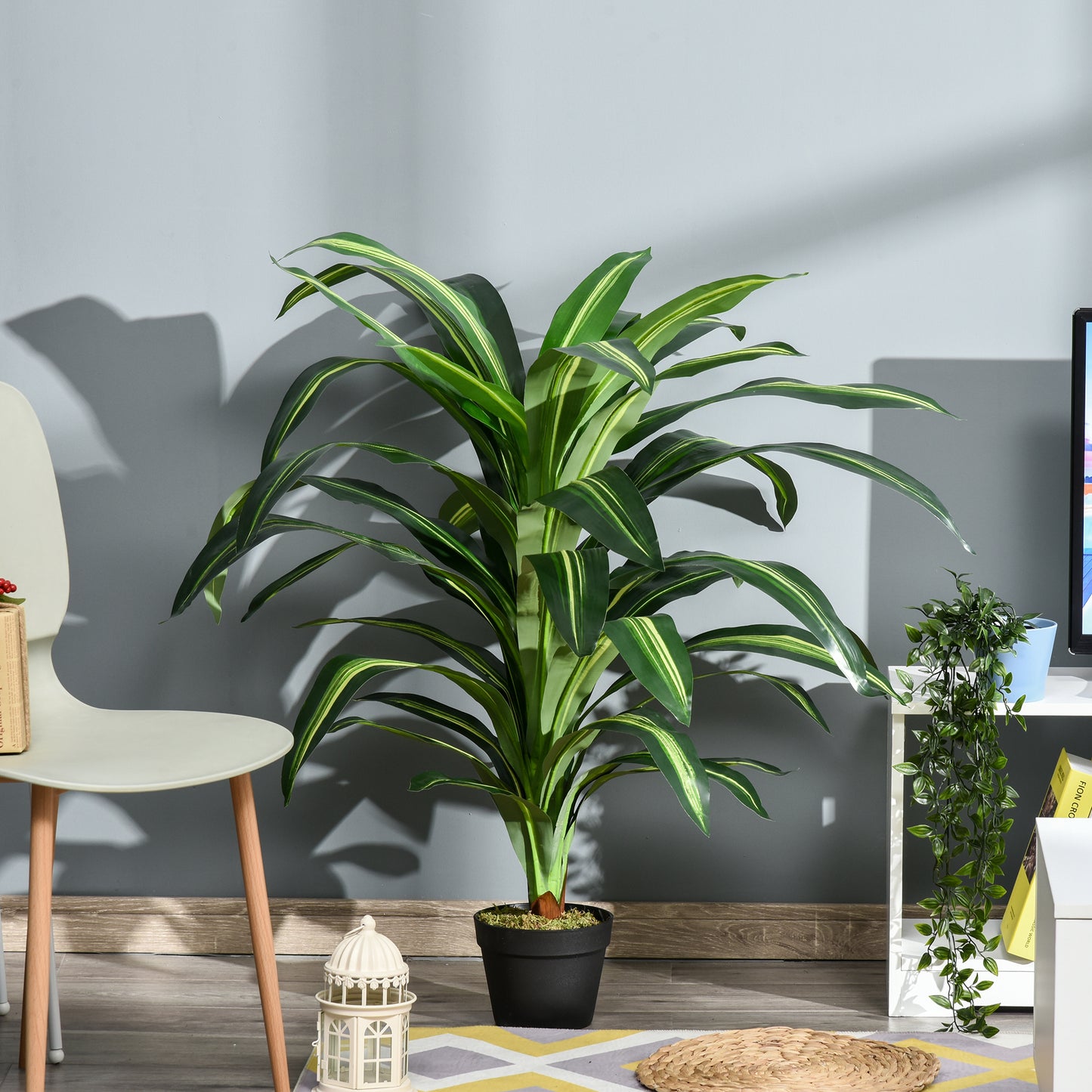 Pala Artificial Indoor Green Plant In Decorative Pot H8 110cm
