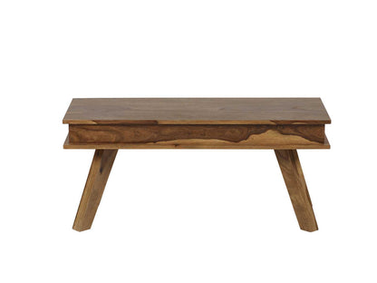 New York 145cm Natural Sheesham Wood Dining Bench