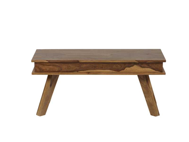 New York 100cm Natural Sheesham Wood Dining Bench