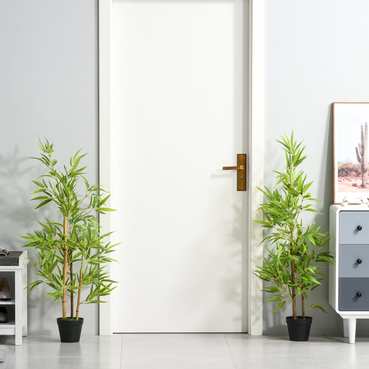 Nedita Sera Artificial Ficus Style Tree With W8ed Base For Indoor Placement