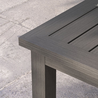 Ninori 100cm Aluminium Brown Outdoor Coffee Table