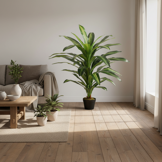 Pala Artificial Indoor Green Plant In Decorative Pot 110cm