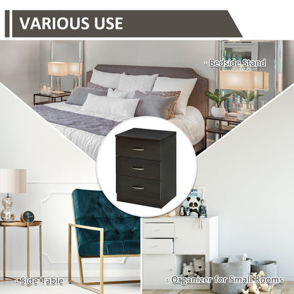 Salasa Set Of 2 White Bedside Tables With Drawer And OFauxn Shelf Featuring Metal Rail Detail
