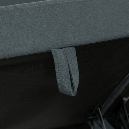 Bakeli Dark Grey Modular L Shaped Sofa With Integrated Storage