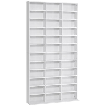 Vemini Wood White Storage Unit With 33 Adjustable Compartments