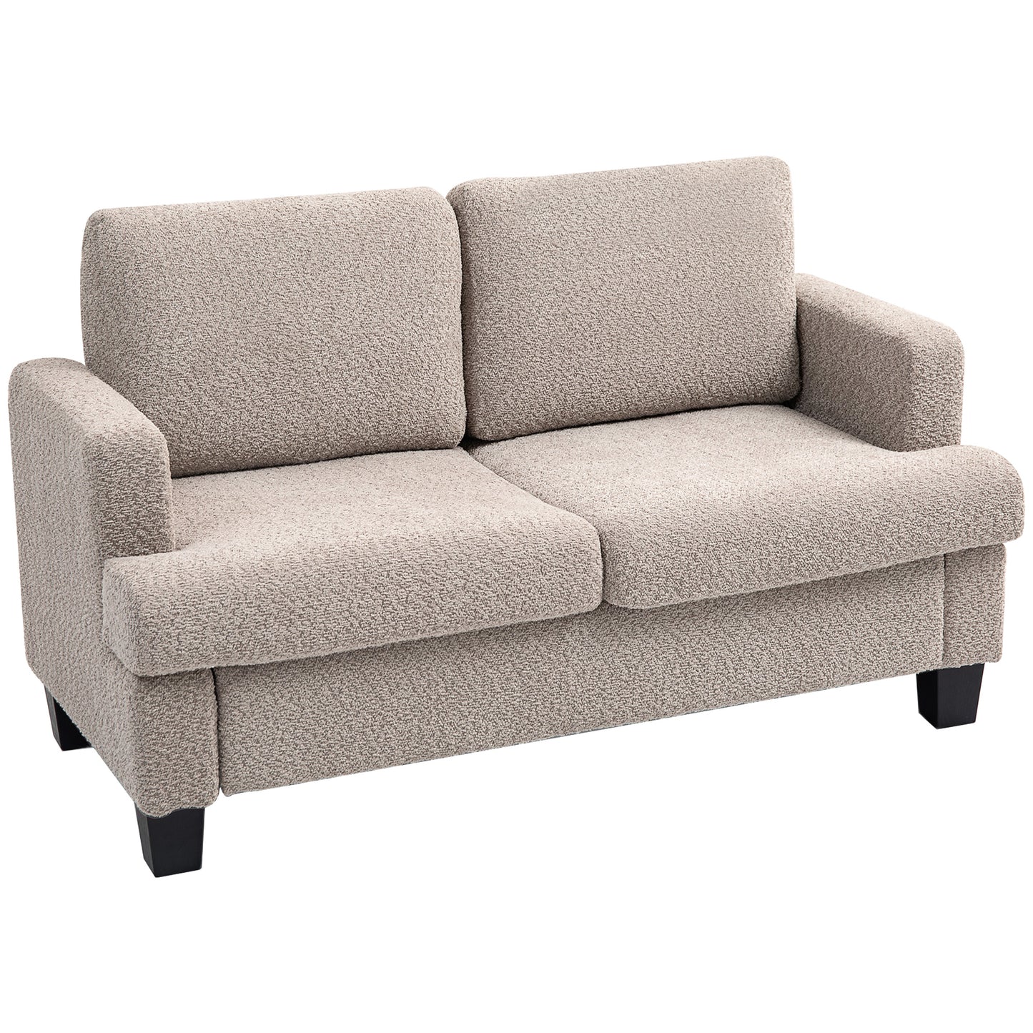 Bana Cream Chenille 2 Seater Sofa With Soft Texture