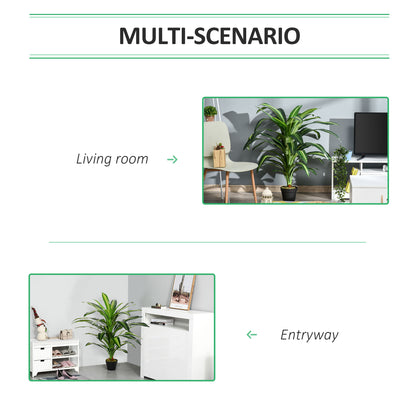 Pala Artificial Indoor Green Plant In Decorative Pot H8 110cm