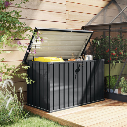 Firane Rafi Galvanised Steel Outdoor Storage Box 400 Litre Capacity