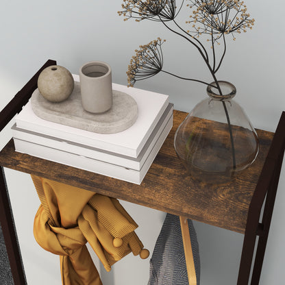Lufa Metal And Wood Industrial 4 Tier Display Shelf With Lower Drawers