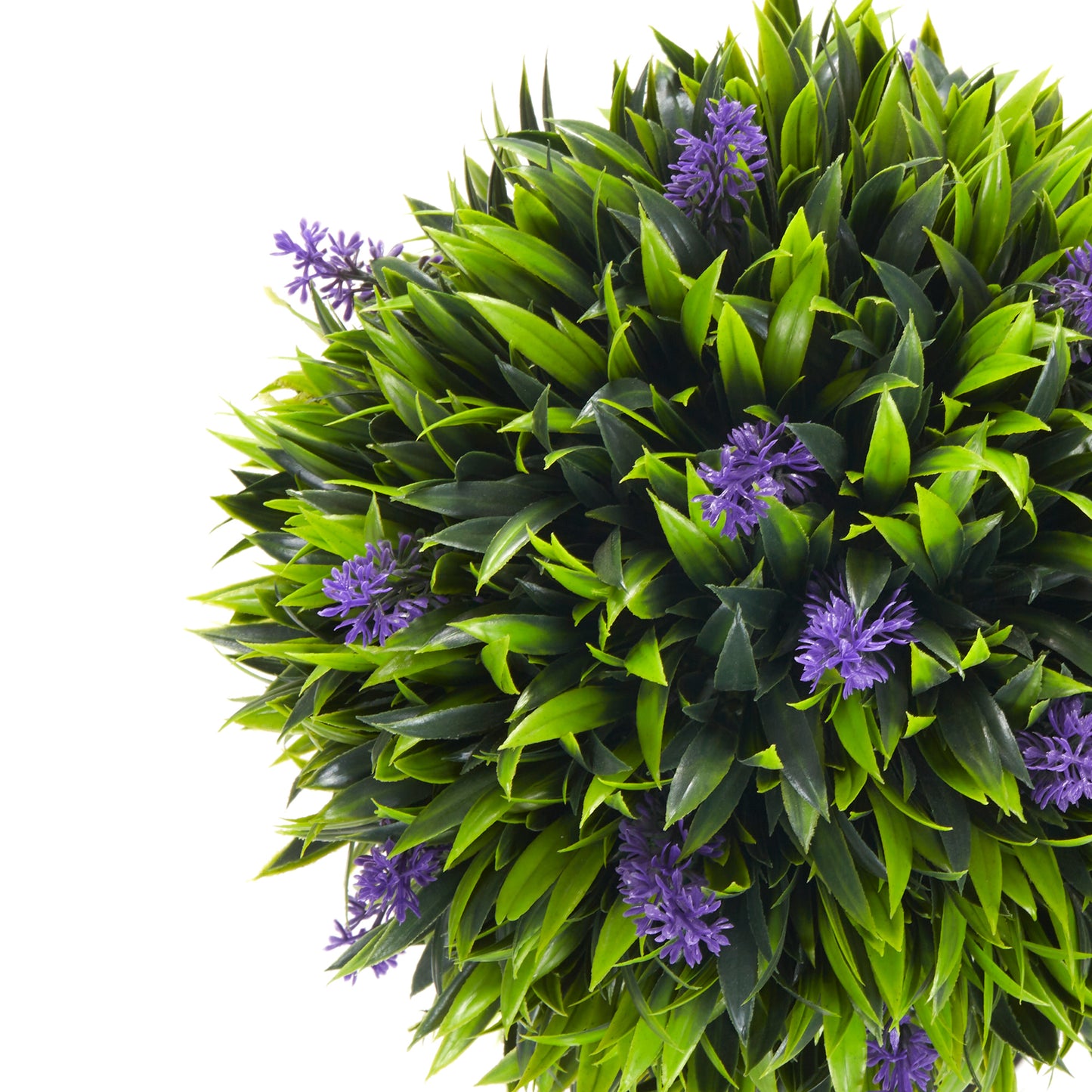 Kema Mado Set Of 2 Artificial Lavender Ball Trees In Pots For Indoor And Outdoor Styling 60cm