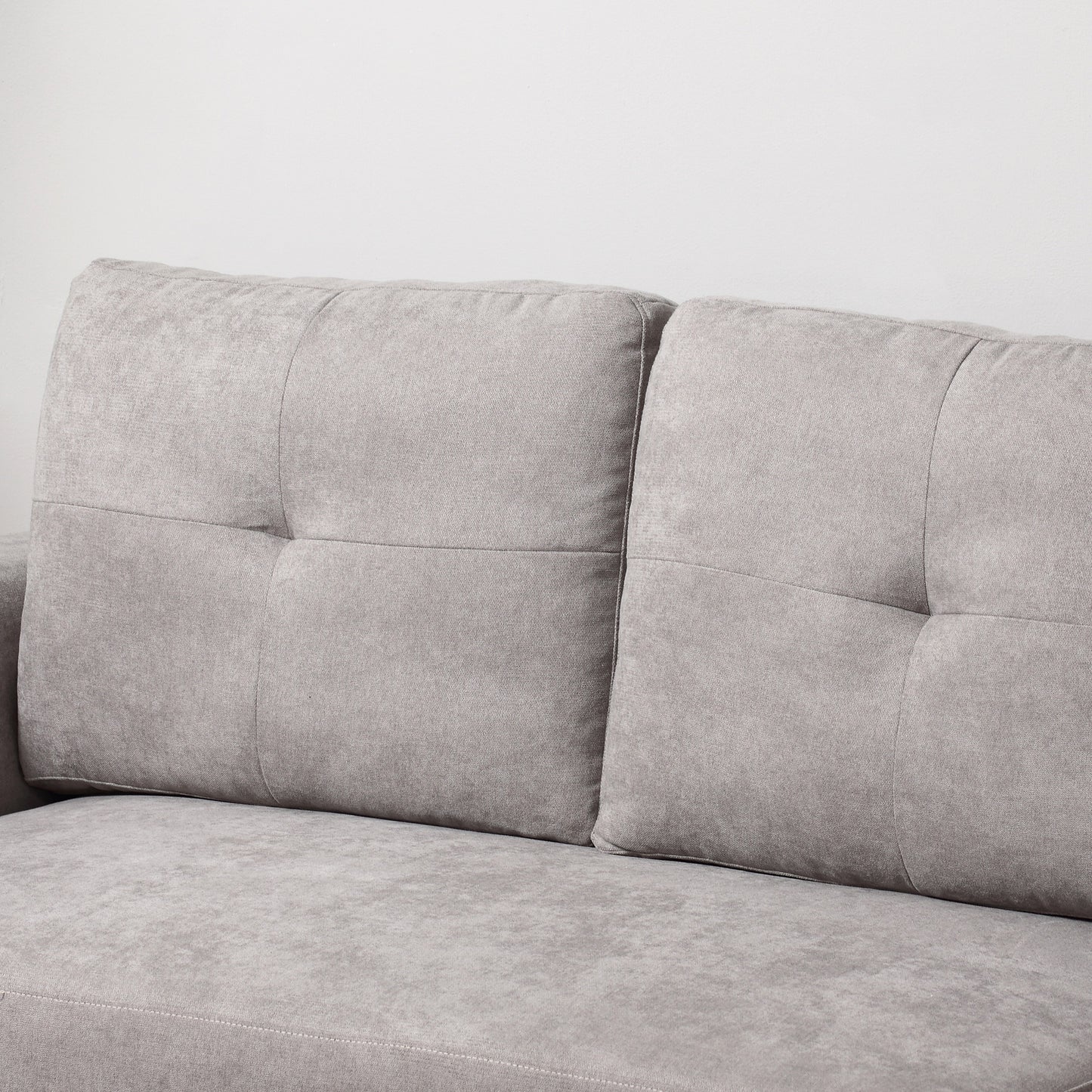 Kaba Fabric Light Grey 3 Seater Sofa Bed With Hidden Storage