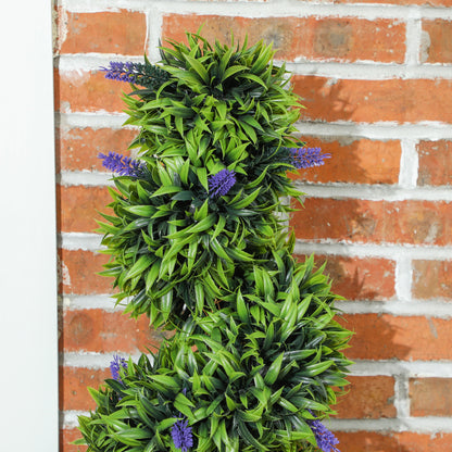 Ribara Set Of 2 Artificial Lavender Style Trees H8 115cm