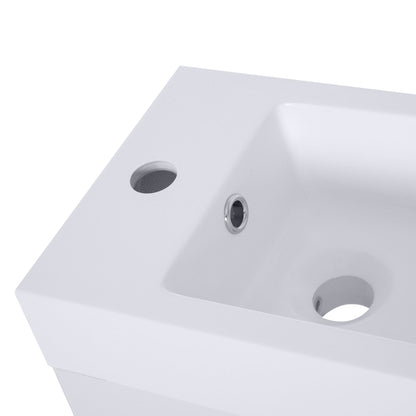 Rare Yomi Under Sink Bathroom Vanity Unit With Ceramic Basin For Cloakroom Use