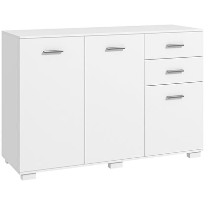 Fini Refa White Modern Sideboard 2 Drawers 3 Doors