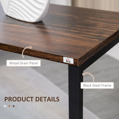 Supa Metal Rustic Brown Set Of 3 Nesting C ShaFauxd Side Tables With Steel Frame