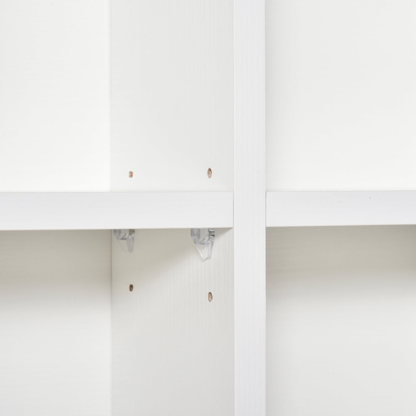 Kerire Wood White Adjustable CD Storage Unit