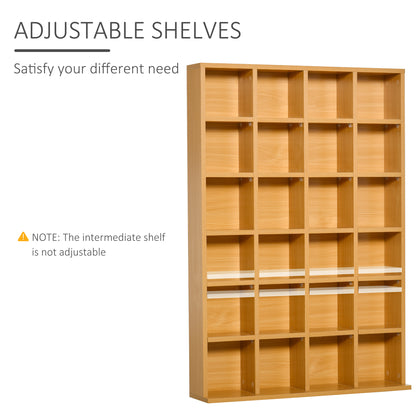 Dimo Tasu Wood Beech Adjustable CD Storage Unit