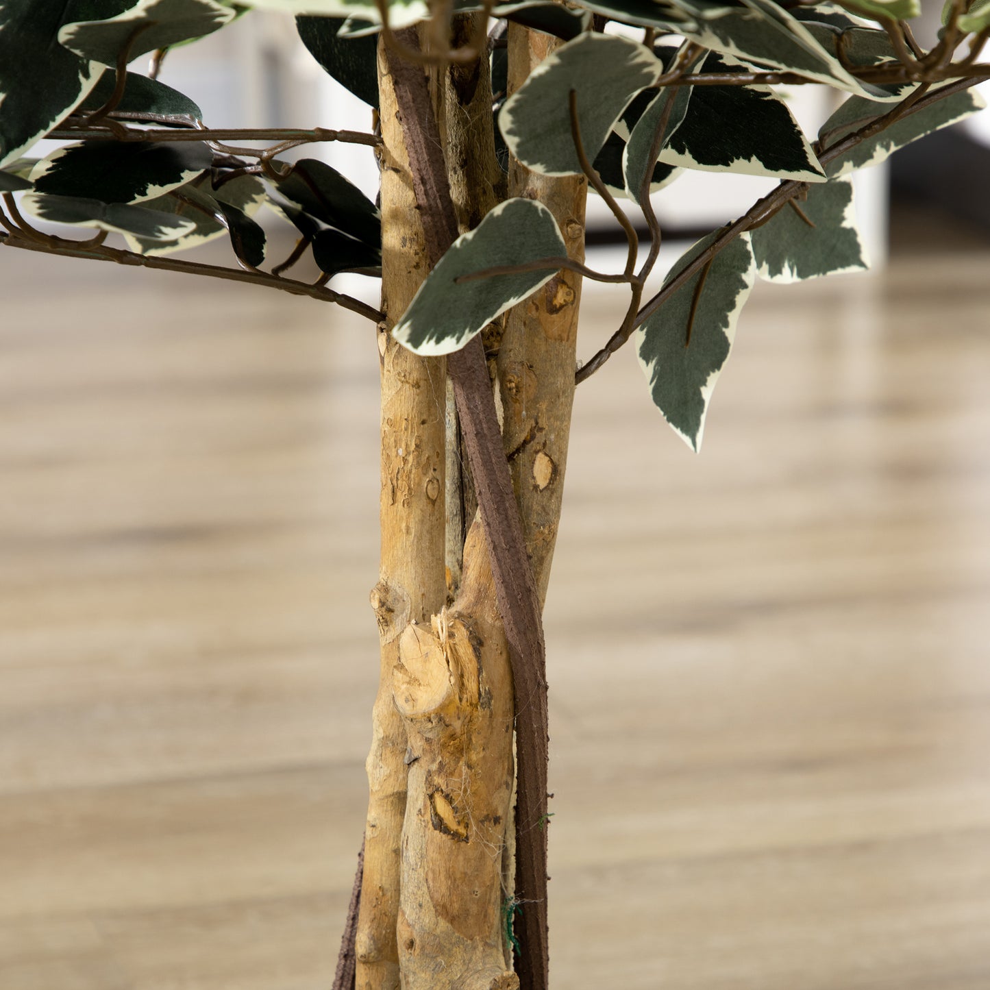 Diraco Set Of 2 Artificial Ficus Style Trees For Indoor Decorative Use